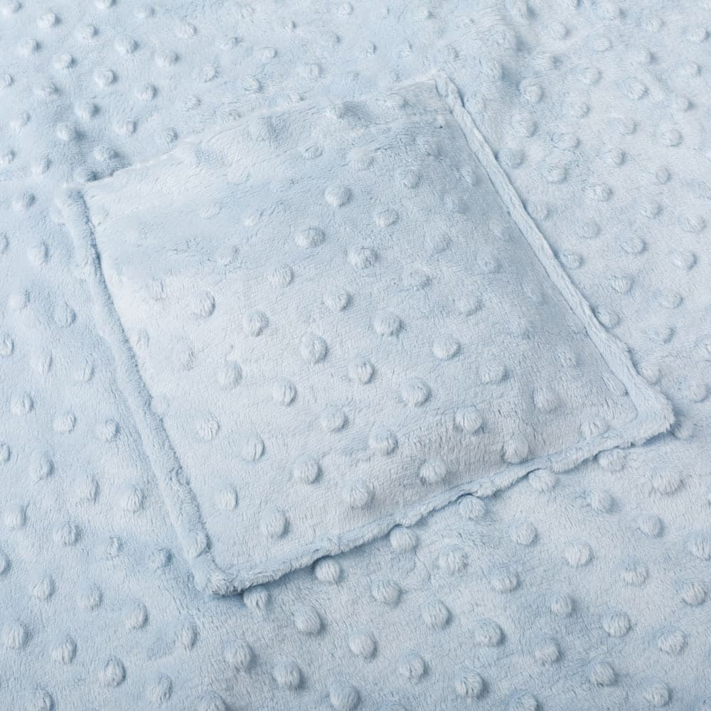 Kocyk z rękawami kapturem Błękitny dla dziecka